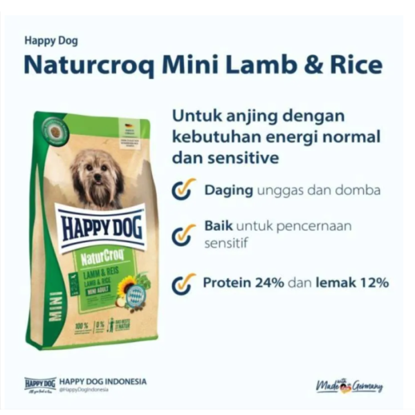Happy Dog Mini NaturCroq Lamb & Rice