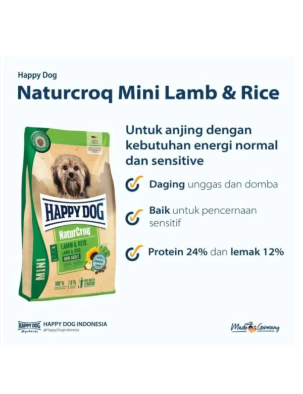 Happy Dog Mini NaturCroq Lamb & Rice