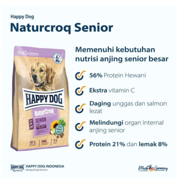 Happy Dog NaturCroq Senior 4Kg