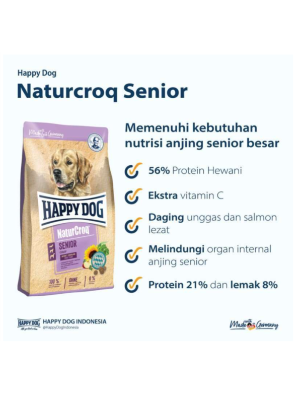 Happy Dog NaturCroq Senior Happy Dog NaturCroq Senior 4Kg